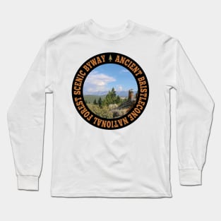 Ancient Bristlecone Scenic Byway National Forest Scenic Byway circle Long Sleeve T-Shirt
